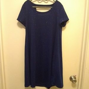 NWOT Girls Blue Sparkly Dress